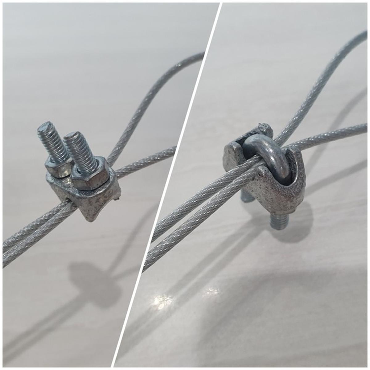 5PCs Klem Sling Seling Kuku Macan 2mm 4mm 5mm 6mm 8mm 10mm 12mm Baja Tahan Karat 304 Penjepit Tali Kawat Baja Anti Karat Kuat