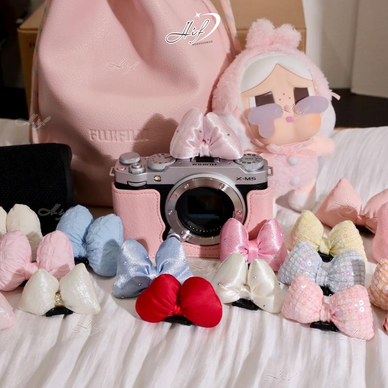 Nắp Đậy Flash Hotshoe nơ Cute Cho Máy Ảnh Canon Nikon Sony Fujifilm Híf…