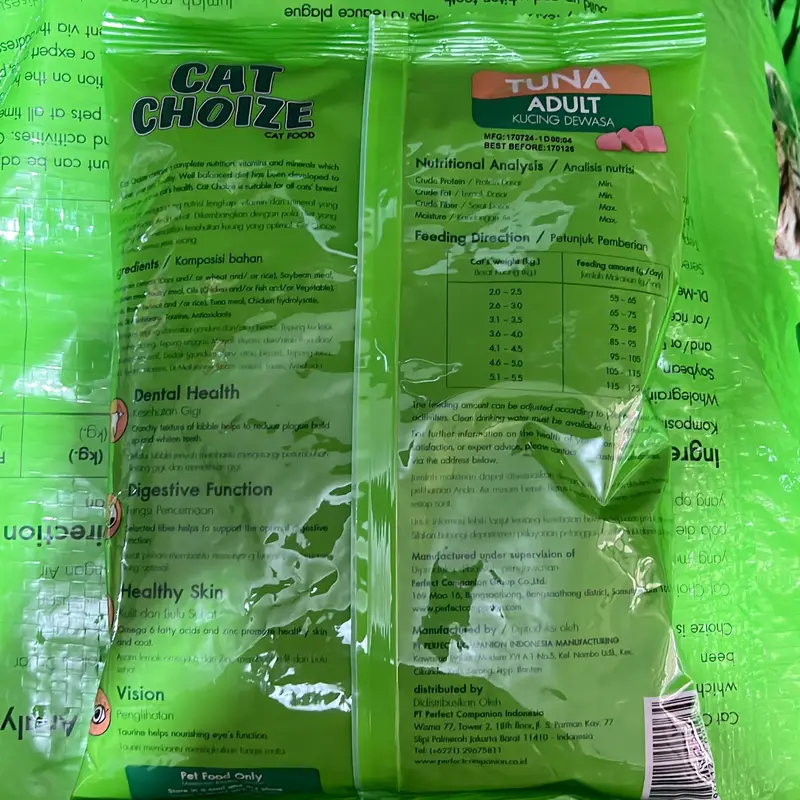 Cat choize adult tuna 800g makanan kucing 1