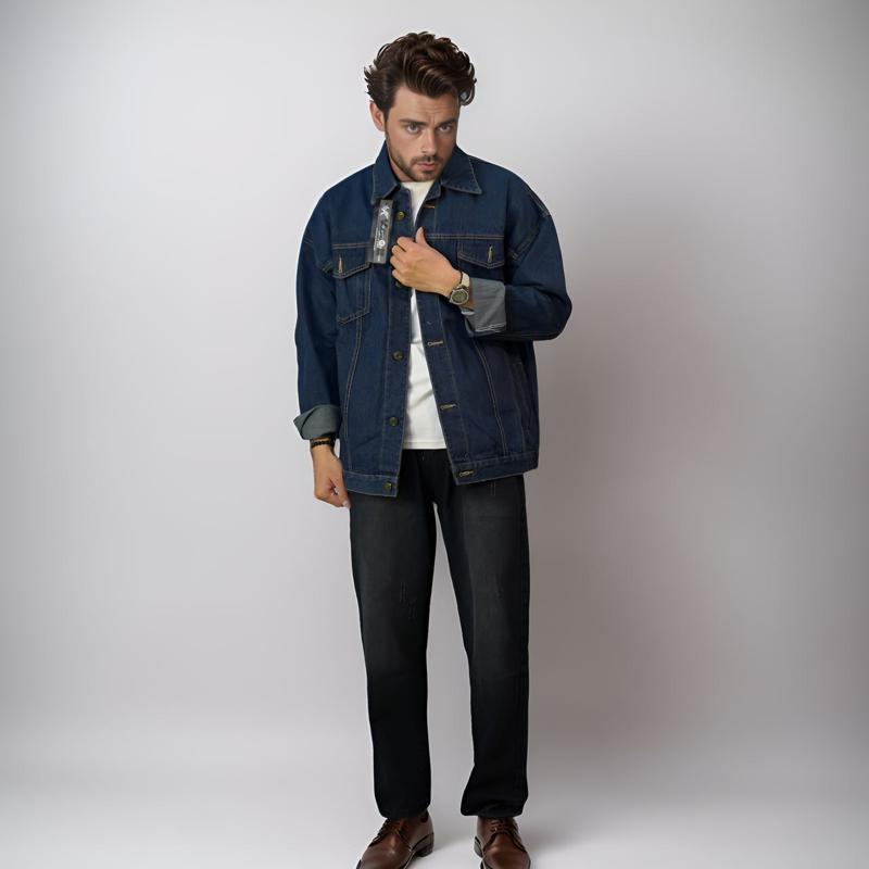 Product Introduction of Áo khoác jeans màu hè vừa vặn - Phong cách sang trọng ngầu 26