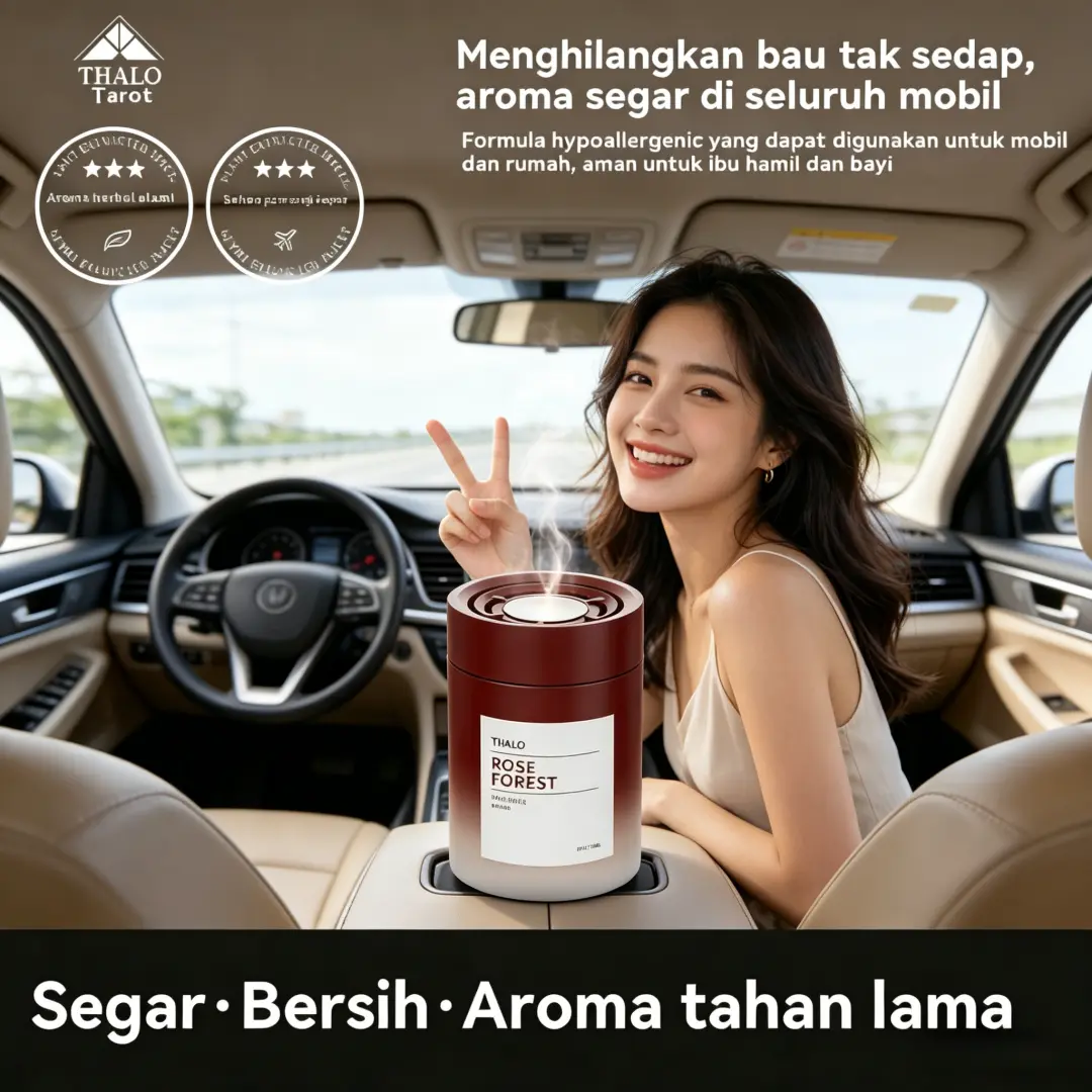 Parfum Mobil Multifungsi Hipoalergenik Antibakteri Penghilang Formaldehida Wewangian Tahan Lama Bahan Alami Kapasitas 180g Tiga Aroma Pilihan Untuk Berbagai Tempat (COD Tersedia)