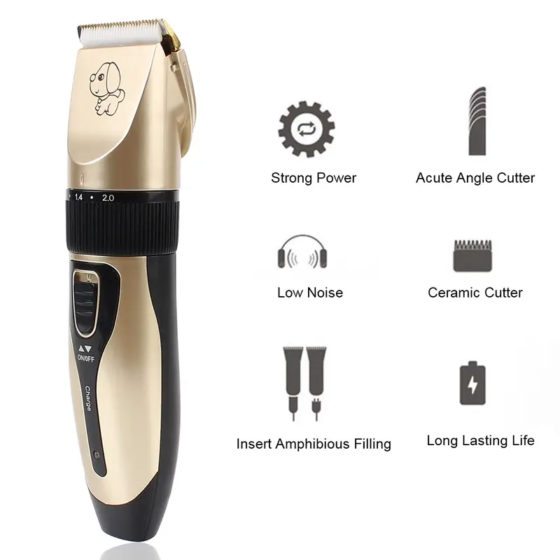 Cukur Bulu Anjing Alat Cukur Bulu Kucing Mesin Cukur Domba Kambing Kucing Pet Clipper Pencukur Bulu Kucing Pet Clipper Grooming Hewan Anjing Kucing Kelinci Domba Kambing Alat Cukur Bulu Hewan Pet 4