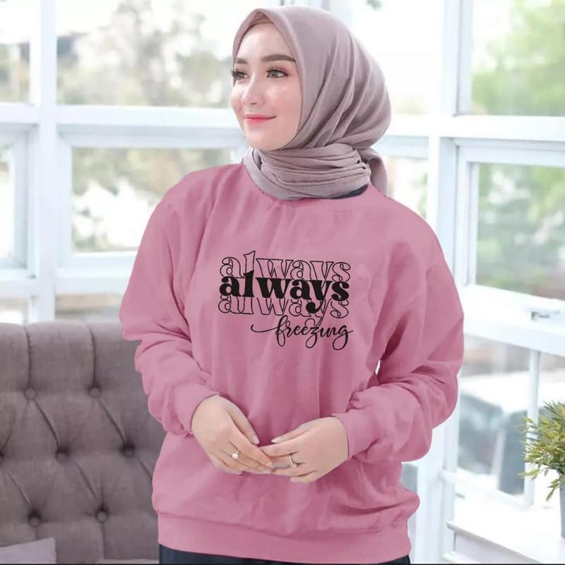 BAJU AL WAYS TERBARU - KAOS DISTRO WANITA KEREN LENGAN PANJANG TERLARIS 4