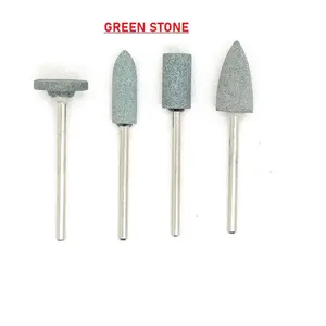 green stone mata bur batu hijau untuk gigi poles palsu