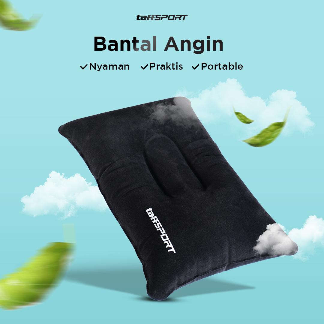 TaffSPORT Bantal Angin Travel Camping Inflatable Air Pillow 330x220mm - XLZT-15