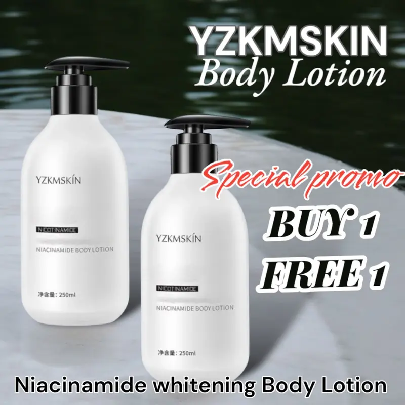 Yzkmskin Body Lotion Pemutih Seluruh Tubuh Niacinamide Essence 250ml 0