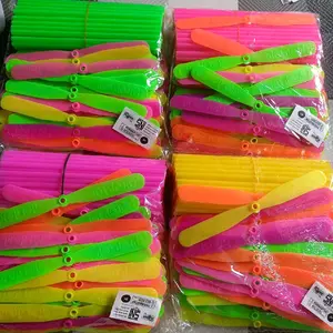 [20 pcs] Mainan anak baling baling Doraemon plastik 18cm sintir sambung warna campur murah