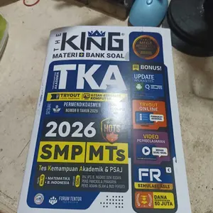BUKU THE KING TKA 2026 SMP/MTS (tes kemampuan akademik) MATERI BANK SOAL