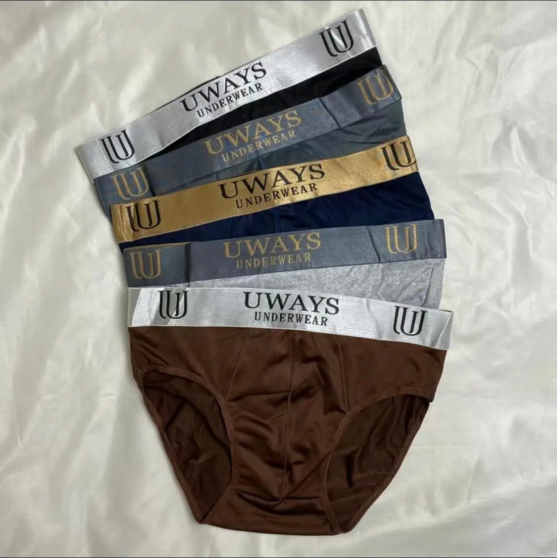 isi 6 pcs (paket campur) cd segitiga gold celana dalam mewah dan elegan Boxer Karet boxer import priamurah Katun Lembut Nyaman Dewasa selem pak boxer  pria
