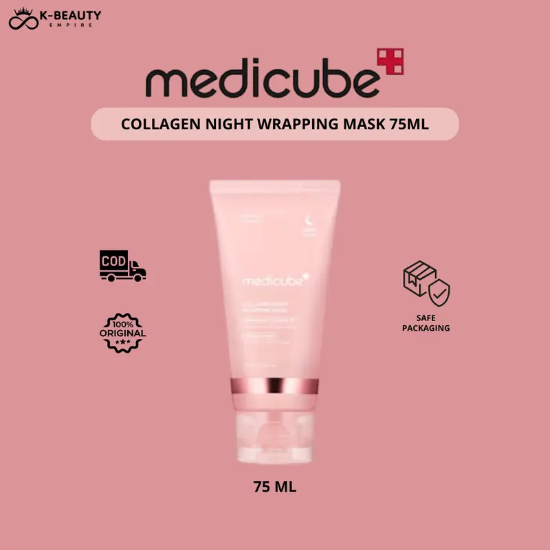 [100% ORI] READY STOK MEDICUBE COLLAGEN NIGHT WRAPPING MASK 75ML 0