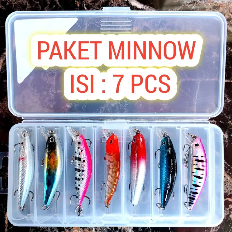 Paket Minnow Isi 7 Pcs 0