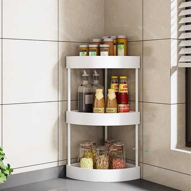 Rak Dapur 4 Susun Rak Troli Serbaguna Rak Persegi 4