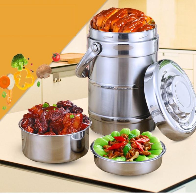 SS304 Lunch Box Thermo Pot  / Insulation Pot with Handle 1