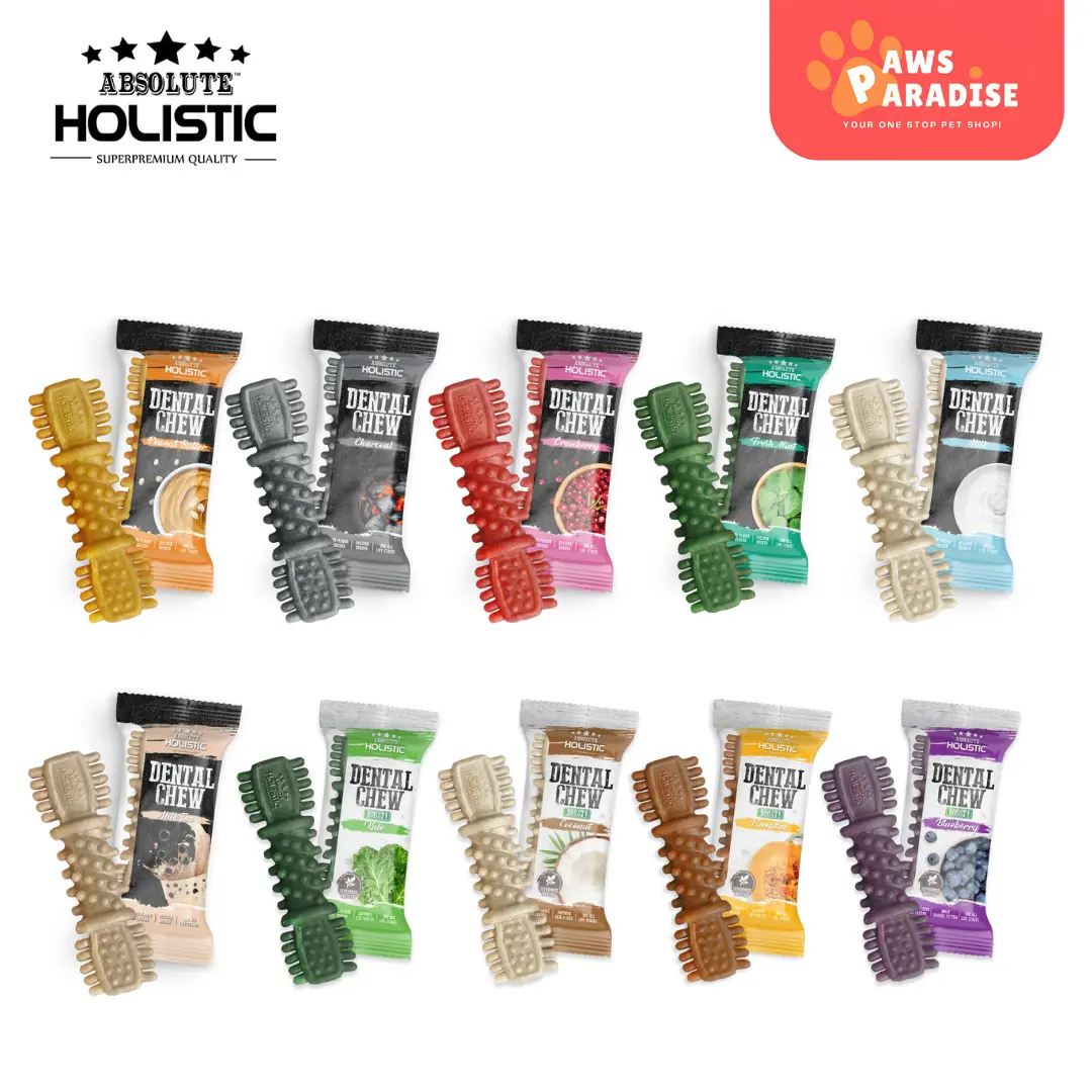 ABSOLUTE HOLISTIC - Snack Gigi Anjing Dog Dental Chew 4" - 25gr