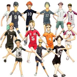 Haikyuu!! Set mainan lembut anime Hinata Shoyo dan Kageyama Tobio bertemakan bola tampar — anak patung comel yang selesa, hadiah hari jadi sempurna untuk peminat
