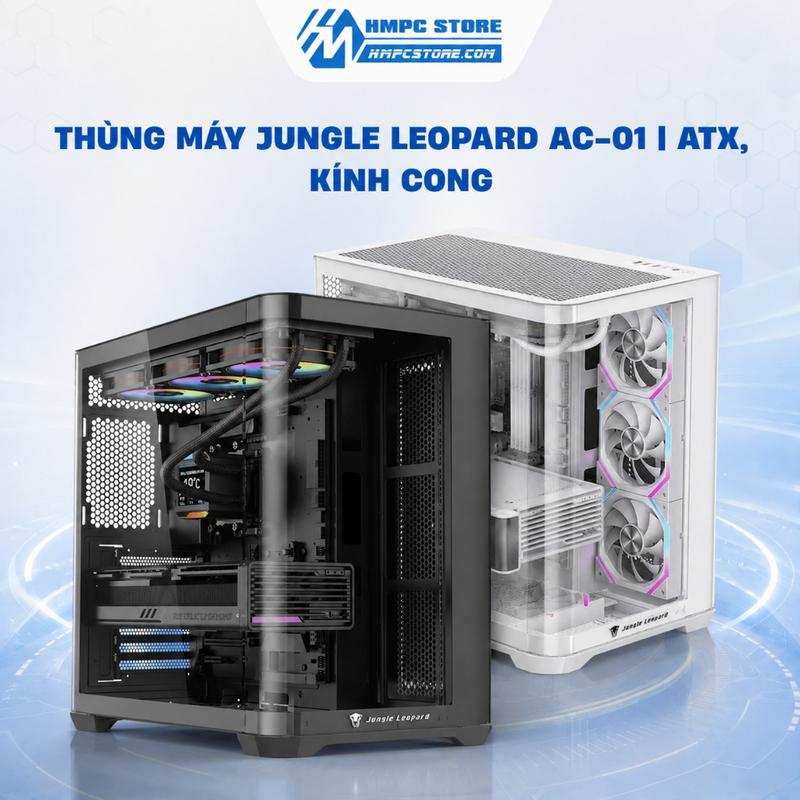 Case - Thùng máy Jungle Leopard AC-01 | ATX, Kính cong, BH 12 tháng