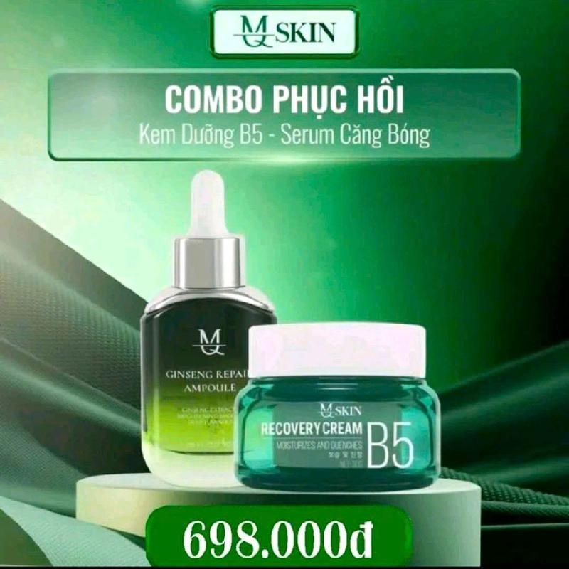 COMBO KEM DƯỠNG B5 + SERUM CĂNG BÓNG MQSKIN