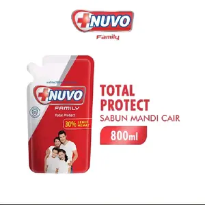 Nuvo Family Sabun Mandi Cair Total Protect Pouch 800ml