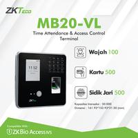 Gambar ZKTeco MB20-VL - Mesin Absensi & Akses Kontrol dengan Face Recognition, Sidik Jari, dan Kartu dari ZKTeco Indonesia Kota Administrasi Jakarta Utara 2 Tokopedia