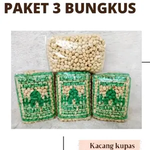 paket 3 pcs kacang kupas kemasan  250 gram