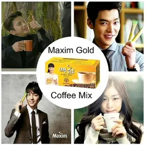 Korean Maxim Mocha Gold Mild Coffee Mix Instant Kopi Moka Instan Korea Box 20s