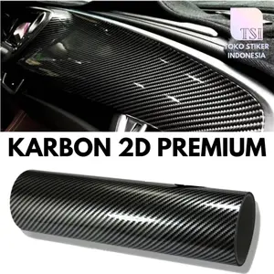 5 METER  STIKER KARBON 2D SILVER GLOSSY PREMIUM HIGHT QUALITY GLOSSY  FORGED KEVLAR INTERIOR MOBIL /W ATERPROOF