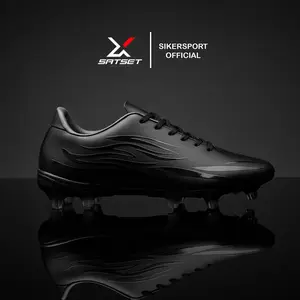 SATSET X AZAZIL DEMONIC FG Sepatu Bola Original Kulit Sintetis Mutiara Import Sablon WFL Autsol VPC Bening Size 38-43 Garansi 7 Hari Free Kaos Kaki