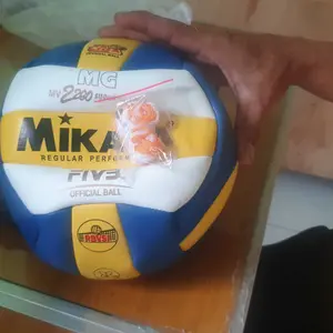 Mikasa, Bola Voli Jahit Mesin Super Gold 2200 Pompa Ball Outdoor Volley