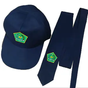 TOPI DAN DASI ANAK MTs Logo bordir kwalitas terbaik Fashion