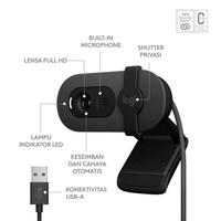 Gambar Webcam Logitech Brio 100 with Built in Mic & Privacy Shutter - Rose dari Blisatu.id Kota Administrasi Jakarta Pusat 5 Tokopedia