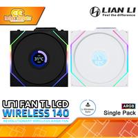 Gambar FAN CASING LIAN LI UNI FAN TL LCD Wireless 140 - 140mm Single Pack ARGB Fan - White dari Techno Computer Bali Kota Denpasar 1 Tokopedia