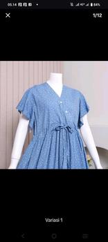 Product Review of Zoraya Daster Raisa Dress Panjang Rayon Premium Remaja Bumil  Terbaru Kekinian Rayon Adem Santai Busui Nyaman from m**t 0
