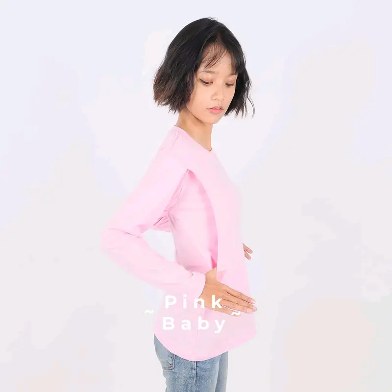 KAOS BASIC BUSUI LENGAN PANJANG IBU MENYUSUI Katun 100% Combed 30s Adem Nyaman 8