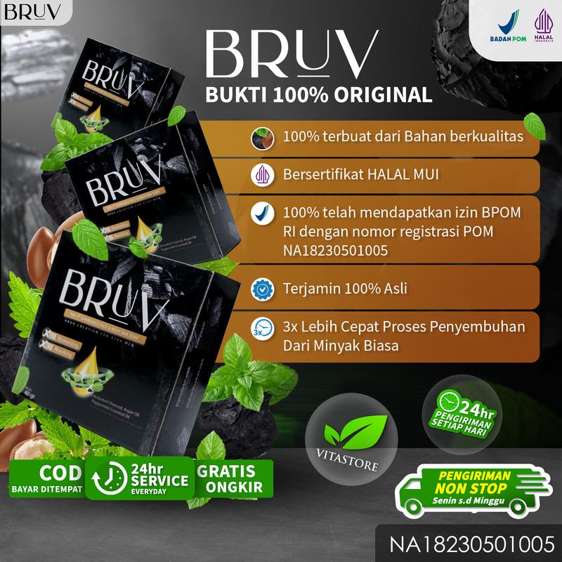 BRUV Brightening Soap - Sabun Cuci Muka Pria Khusus Pria 1