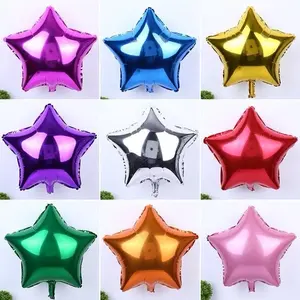 Balon Foil Bintang 10 Inch 25cm / Balon Foil Star
