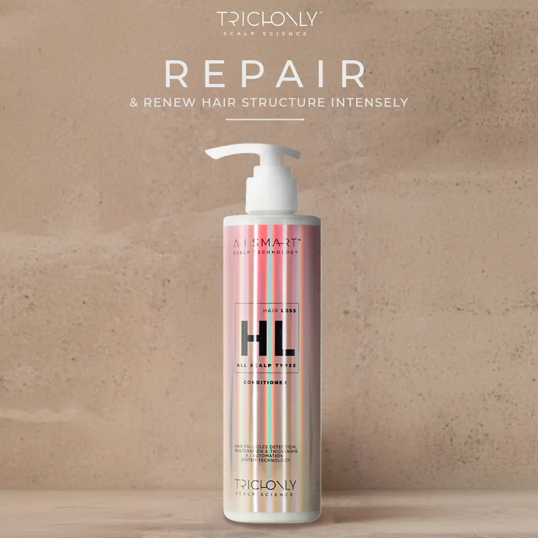 TrichOnly Hair Loss Conditioner [All Scalp Types] 300ml - Daily Haircare Repair Conditioner with MAX-HYDRA™ Technology - Shampoo, Frizz