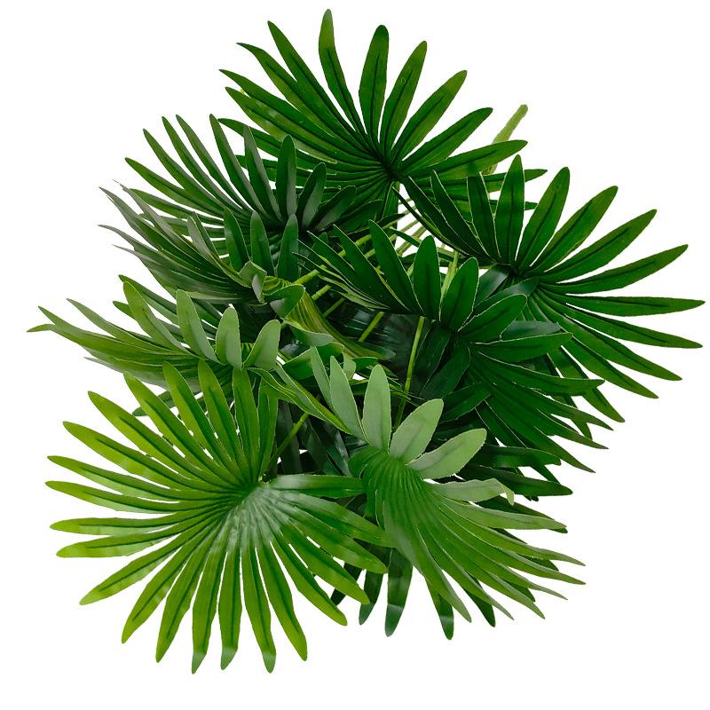 Product Introduction of Big Artificial Plants Palm Tree Green Leaf Simulated Bonsai Potted Plant Decoration Floor Home Garden Office Patry Decor Ornament 15