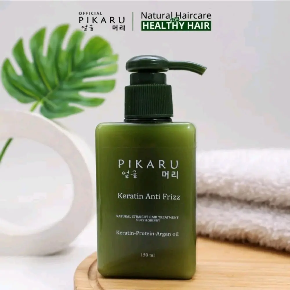 Pikaru Keratin Rambut Anti Frizz - 150 ml
