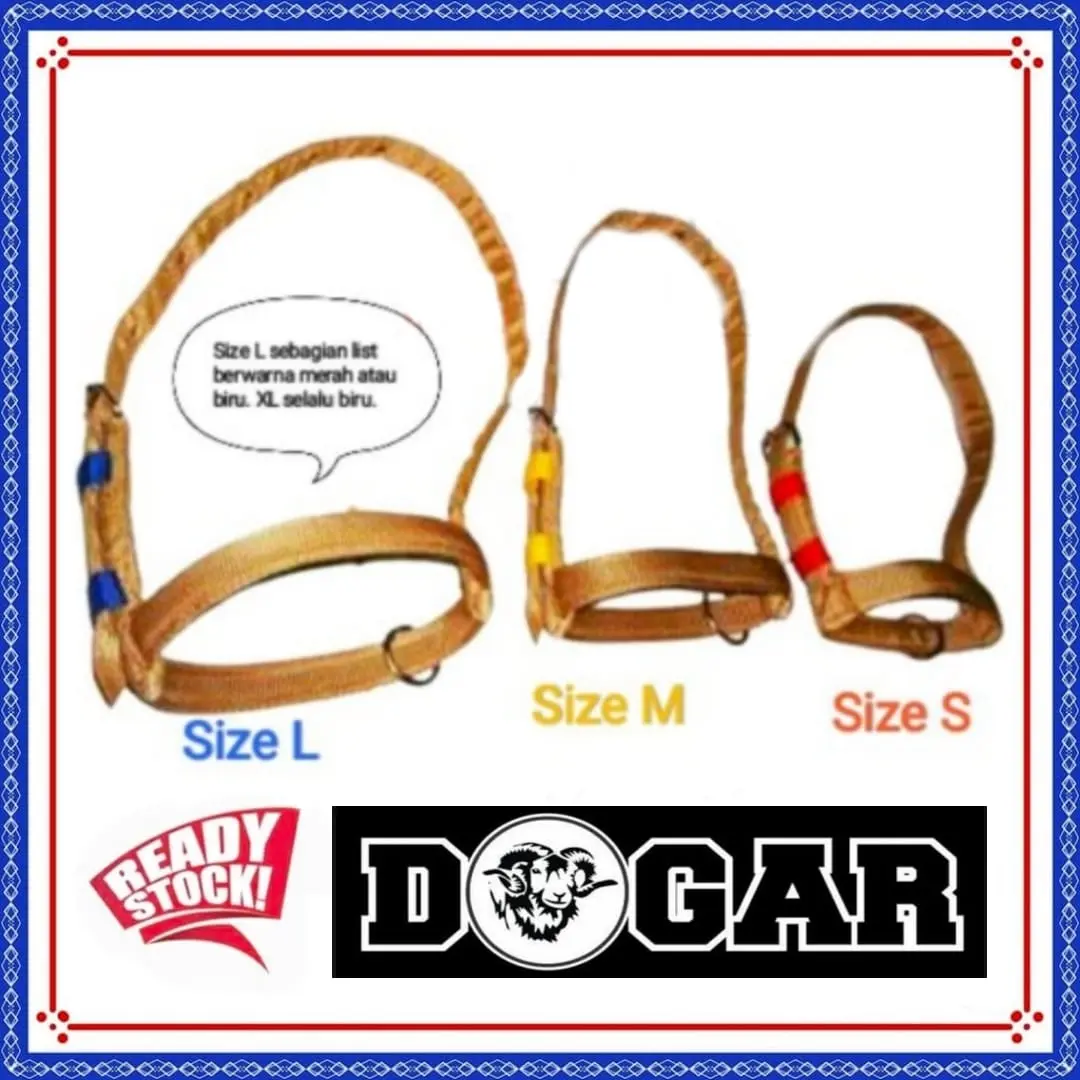 Brangus Sapi Kambing Head Halter Ikat Kepala Bacok - Produk Asli dan Lengkap untuk Menambah Gaya Hewan Anda