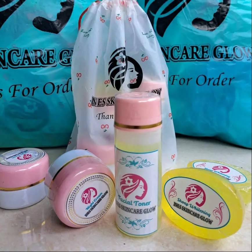 Paket Perawatan Wajah Ines Skincare Original 4 Pcs Cleanser Kotoran - Membersihkan, Mengencangkan