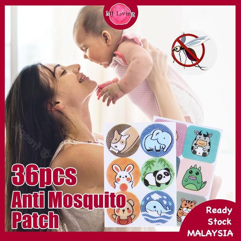 Ready Stock 36PCS/PCK Anti Mosquito Patch Essential Oil Sticker ...