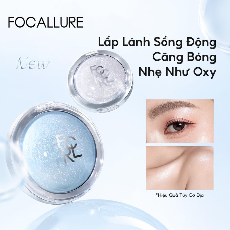 【Giảm 20K Bút Bắt Sáng Thiên Hà FOCALLURE Kết Cấu Mochi Mềm Mại Phát Sáng 360 ° Sương Mù Tươi Mát Tan Vào Da Không Vón Cục