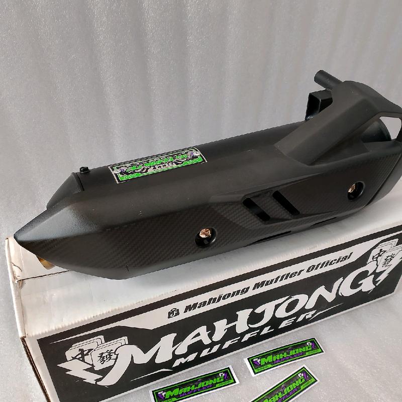 Knalpot SHIJIRO MAHJONG Muffler Saringan Setengah dan Bor Bor An Motor Beat Scoopy Vario Mio Nmax Aerox Pcx Dll - Kendaraan 8