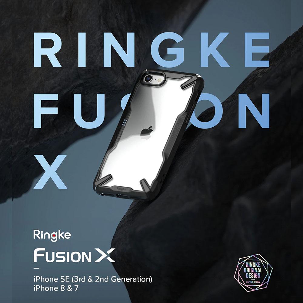 Case iPhone SE 3 2022 / 2020 8 / 7 Ringke Fusion X Anti Crack Casing