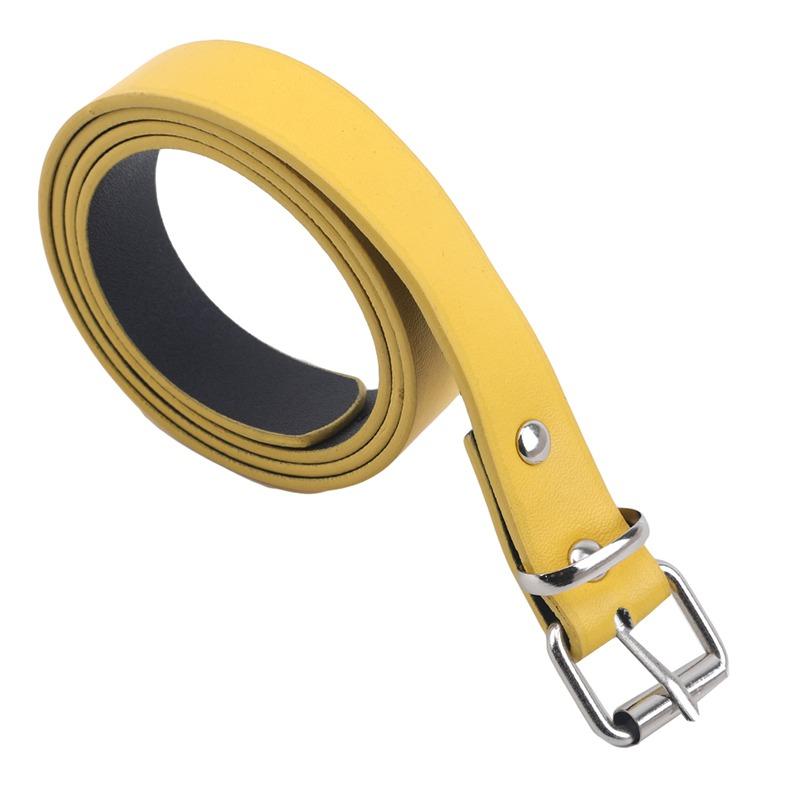 Product Introduction of Thắt Lưng Mỏng PU, Dành Cho Trẻ Em, 1 Chiếc, Thích Hợp Cho Quần Dài Bé Trai Và Bé Gái, Thắt Lưng Có Thể Điều Chỉnh, Màu Trơn, Thích Hợp Cho Quần Dài Và Quần Jean, Dây Thắt Lưng 25