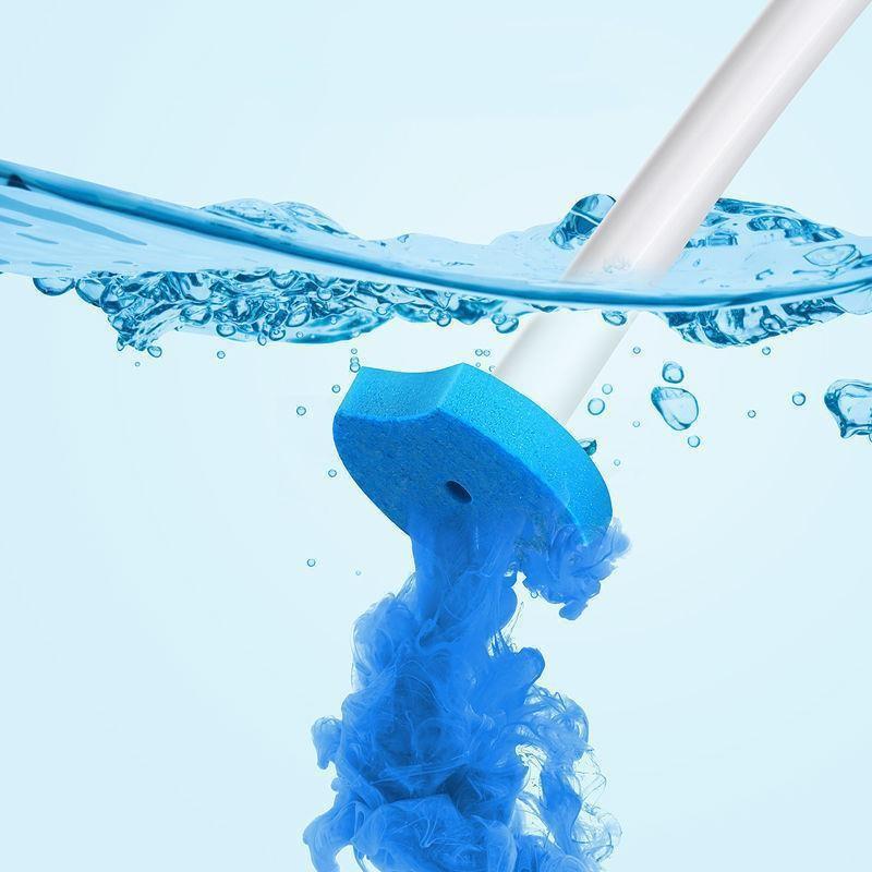 Product Introduction of SG READY STOCK Disposable toilet brush Long handle toilet cleaning brush Toilet bathroom cleaning Bathroom Long Handle 27