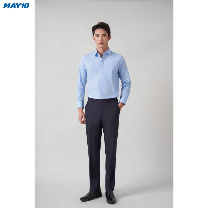 Quần âu nam không ly May 10 mã 020123227KL - #FL002