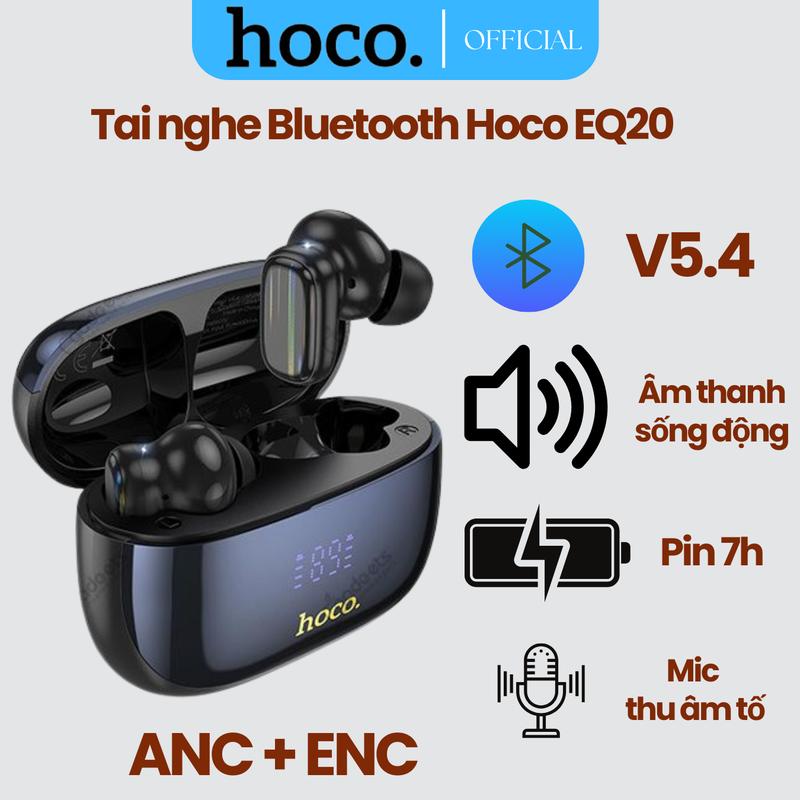 Tai Nghe Bluetooth Hoco EQ20 chống ồn ANC + ENC Pin 7h chất âm sống động
