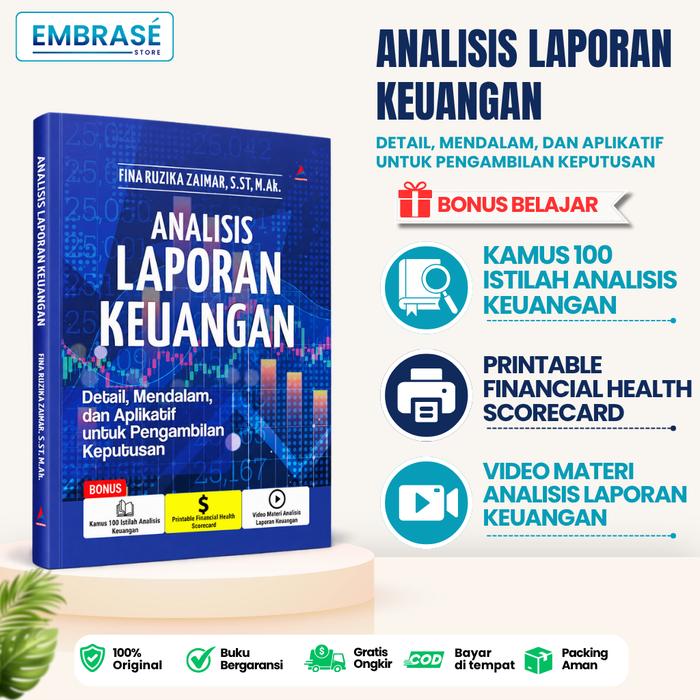 Gambar Buku Analisis laporan keuangan : detail, mendalam, dan aplikatif untuk pengambilan keputusan - Embrase dari Embrase Shop Kota Yogyakarta Tokopedia