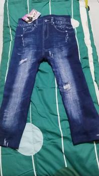 Product Review of Legging 7/8 ripped jeans/Legging fhashio/legging wanita Celana Nyaman from A**o 1